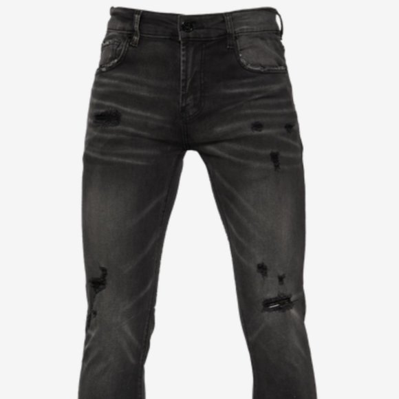 Smugglers Moon Knee Rip Routine Jeans - Picture 6 of 6